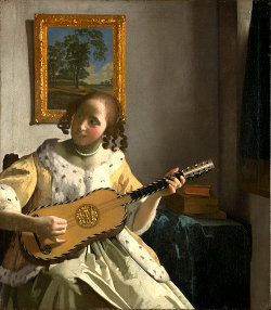 Baroque guitar by Vermeer